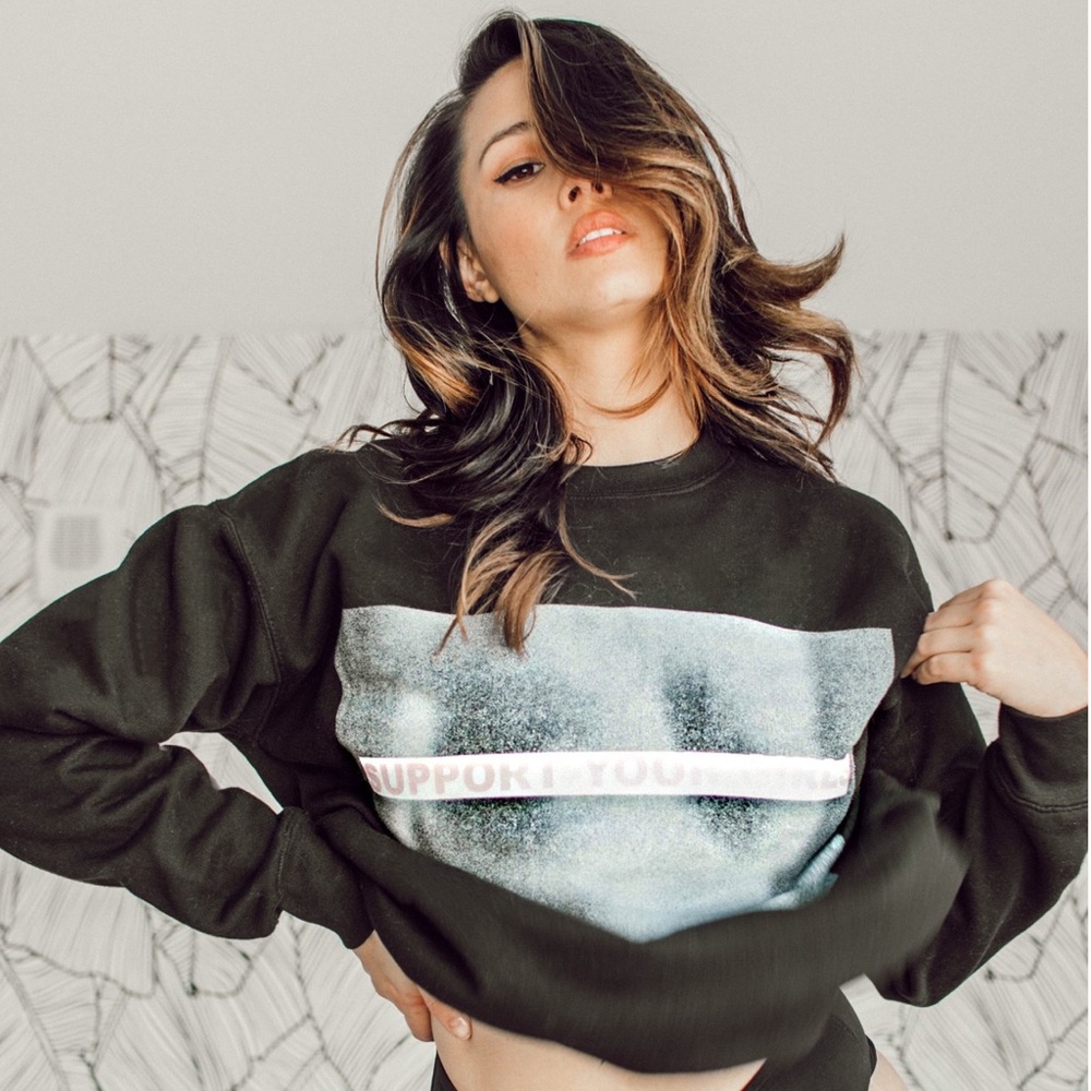 Aja Dang Support Your Girls Crewneck